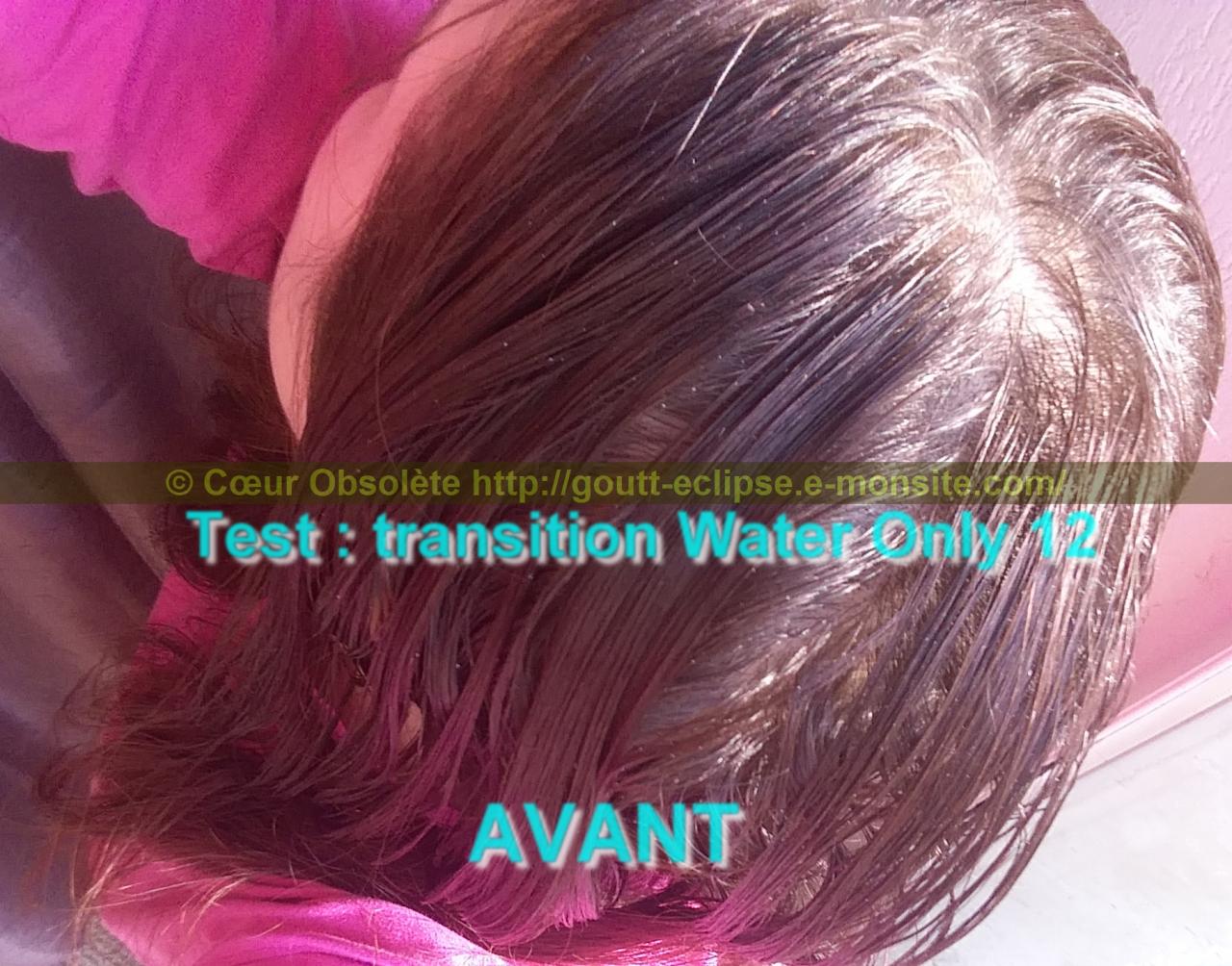 Test Transition Water Only 12 ème